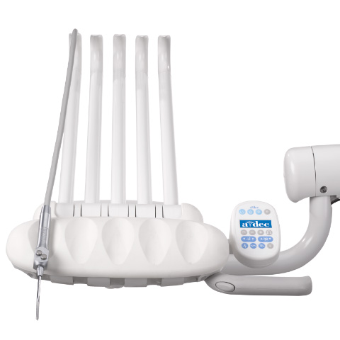 A-dec 300 dental delivery system with warm water syringe