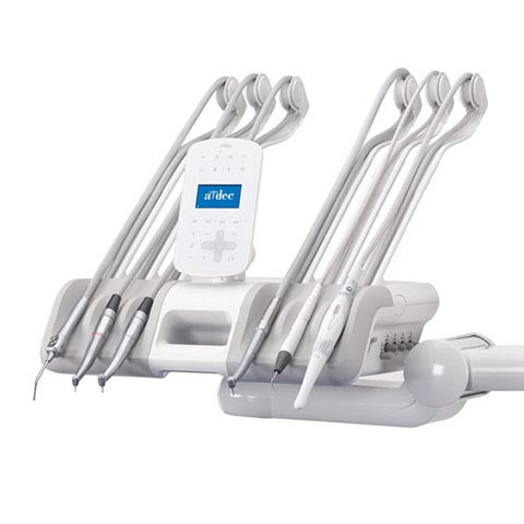 A-dec 500 dental delivery system with deluxe touchpad