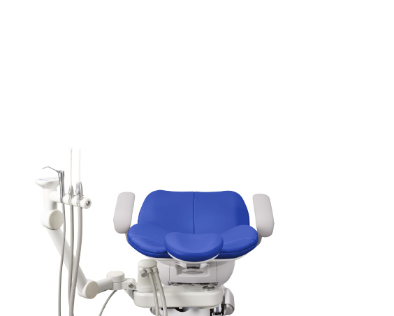A-dec 300 dental chair with assistants instrumentation 