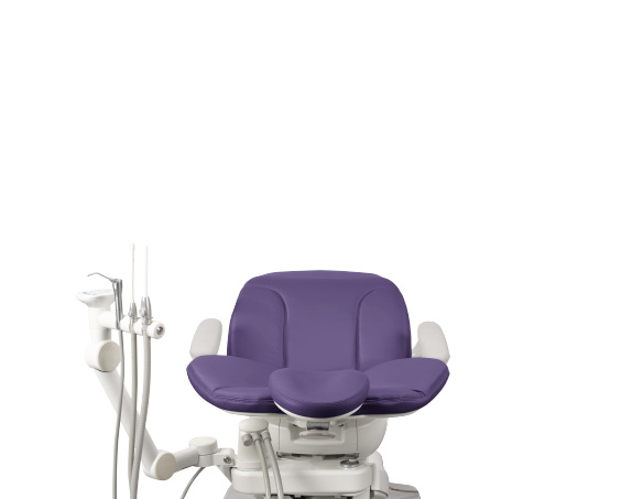 A-dec dental chair with assistants instrumentation