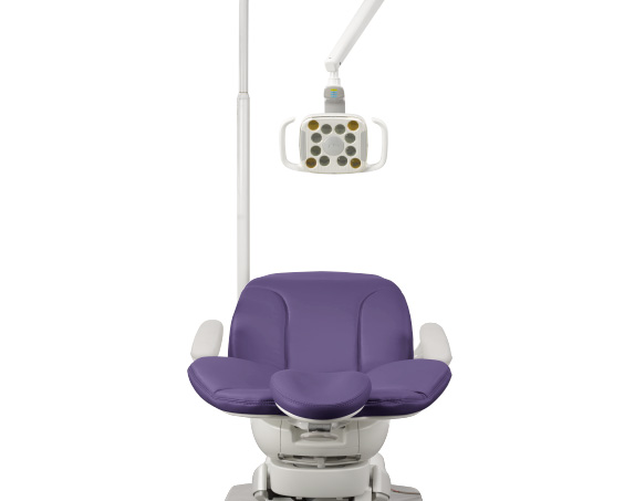 A-dec 400 dental chair with dental light
