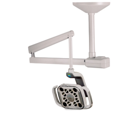 A-dec 500 LED dental light mounted to the ceiling