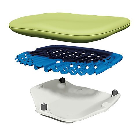 A-dec 500 dental stool with dynamic support