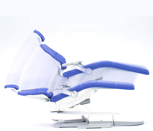 A-dec 500 dental chair in motion